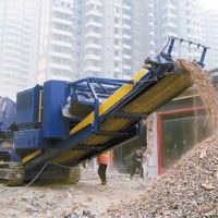移動式破碎機處理建筑垃圾需企業(yè)共同合作，形成完整產(chǎn)業(yè)鏈