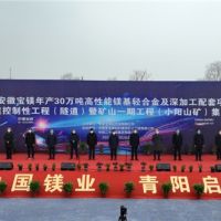 總投資148億、年產(chǎn)4000萬噸 安徽寶鎂項目迎來“里程碑”節(jié)點！